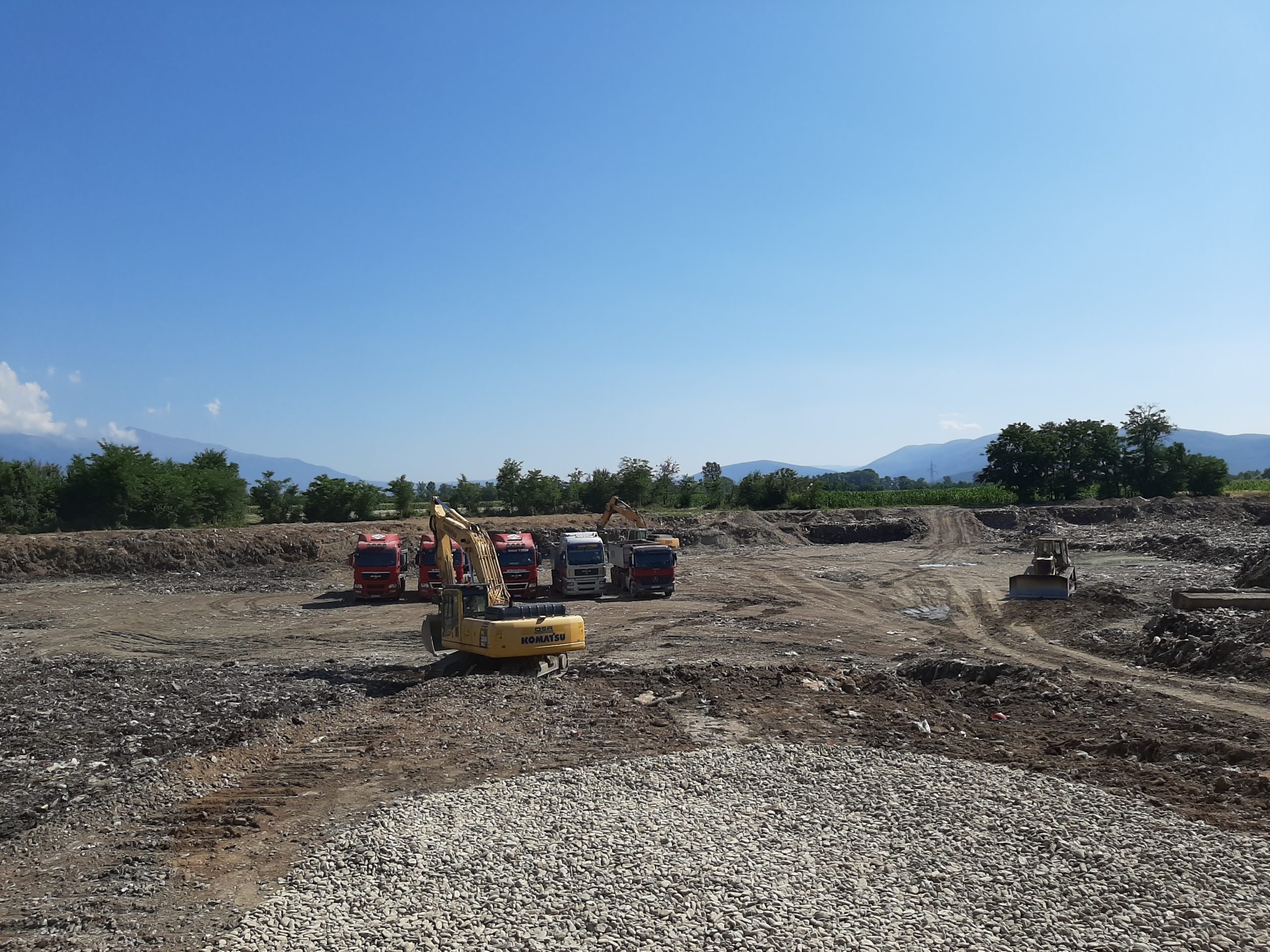 2019 година, расчистување на депонијата кај Фалише